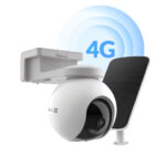 [CS-EB8-R100(3MP) + PANEL SOLAR] KIT CAMARA IP PT 2K EXTERIOR 4G + PANEL SOLAR