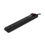 [FZ-FPS-005B] REGLETA NEGRA 6 TOMAS (2)